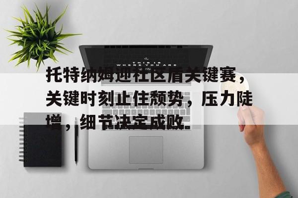 九游网页版入口-关于托特纳姆迎社区盾关键赛,关键时刻止住颓势,压力陡增,细节决定成败的信息